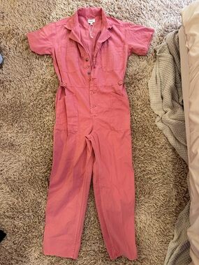 Grover Jumpsuit in Flamingo from PISTOLA
